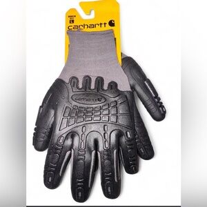 Carhartt Gray C-Grip Impact Work Gloves